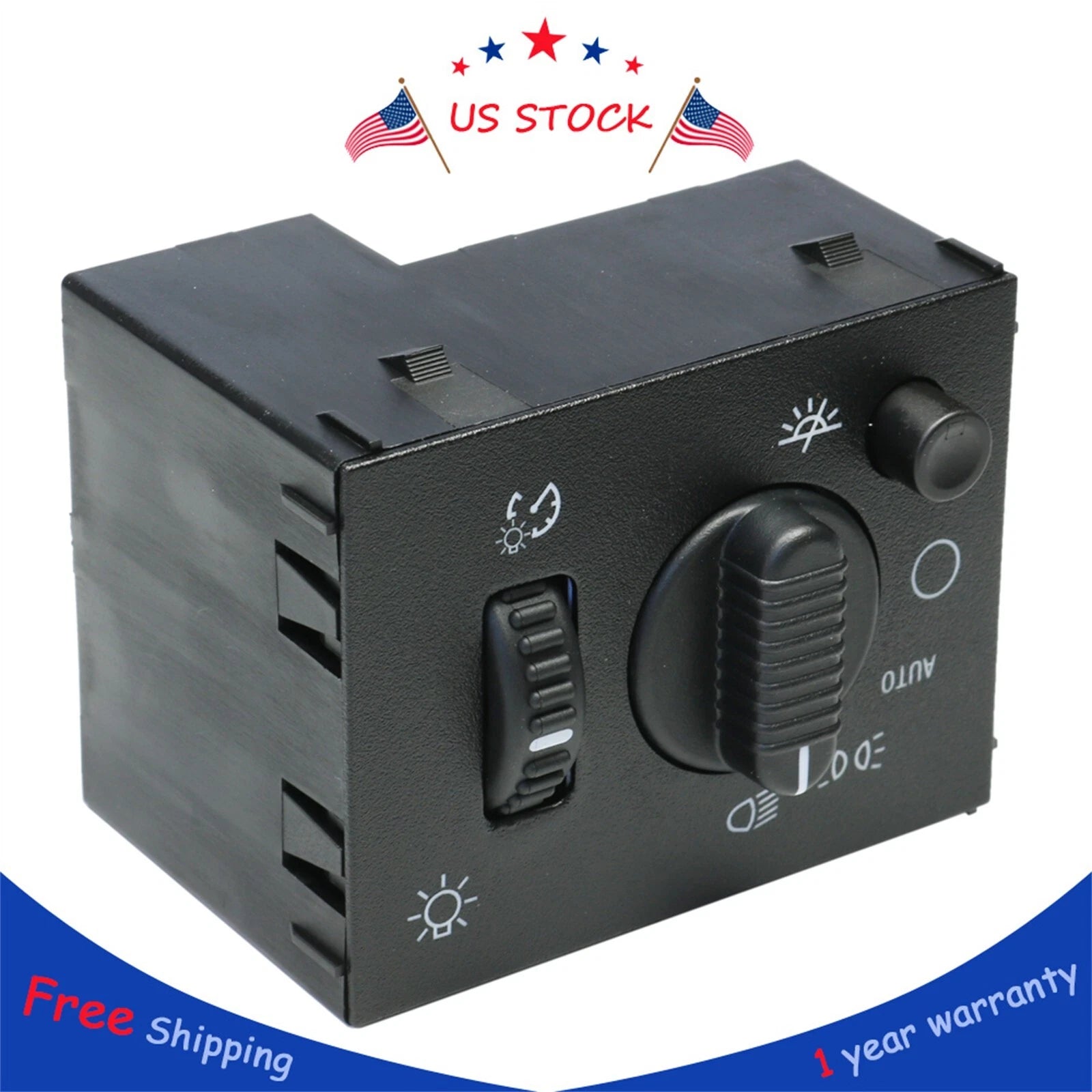 Headlight & Dome Light Dimmer Switch for Chevy GMC Cadillac Hummer 