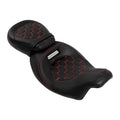 Gel Seats for Harley Electra Glide (2009–2023) Red Stitching
