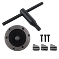 80mm 3 Jaw Self Centering Lathe Chuck K11-80 for Various Lathes (N/A)