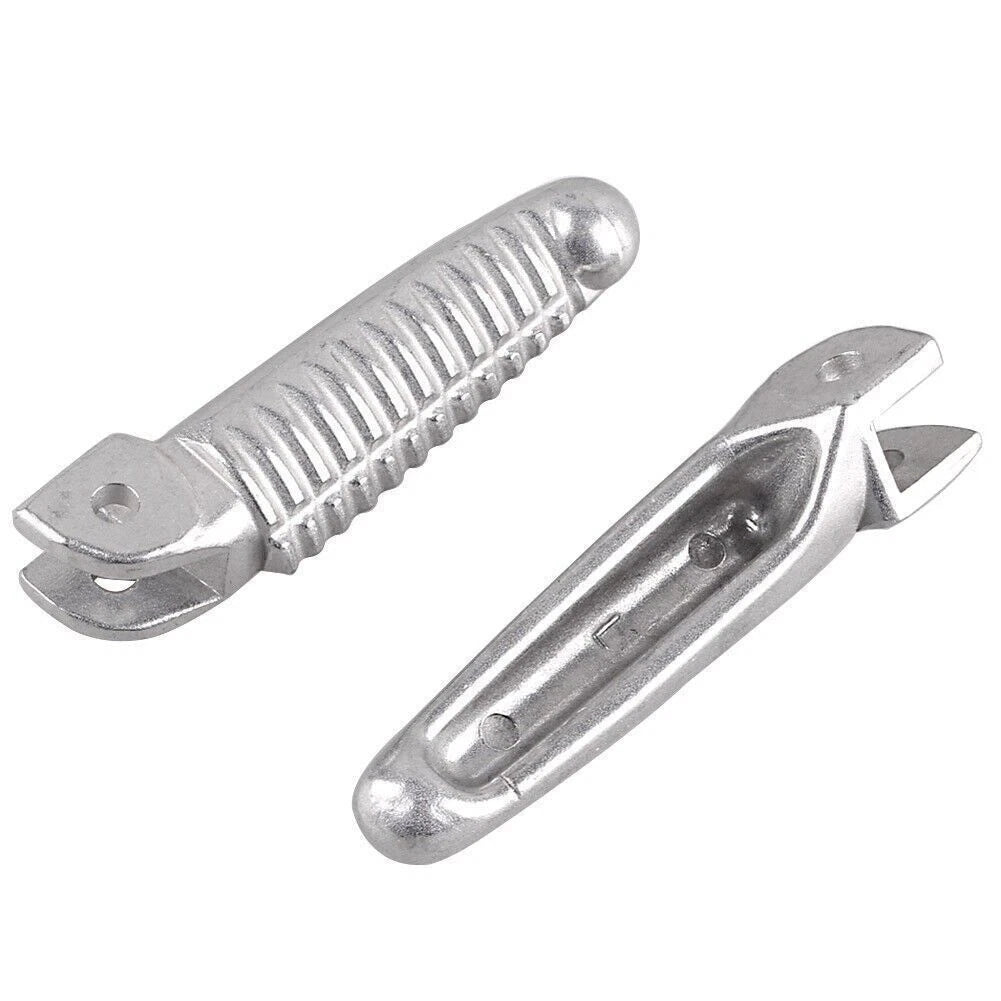 Set of 2 Front Foot Pegs for Ducati 848 1098 1198 (2008–2013) Silver