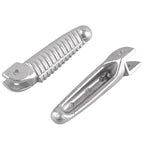 Set of 2 Front Foot Pegs for Ducati 848 1098 1198 (2008–2013) Silver