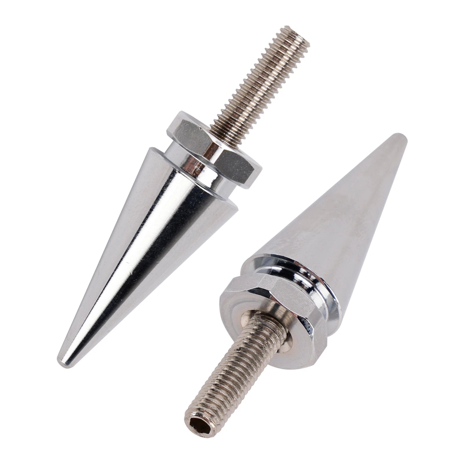 Set of 4 Spike Windshield Fairing Bolts in Silver for Touring Road Glide (2015–2025)
