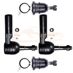 Set of 4 Front Lower Ball Joints & Outer Tie Rod Ends for Toyota Tacoma (2005–2015)