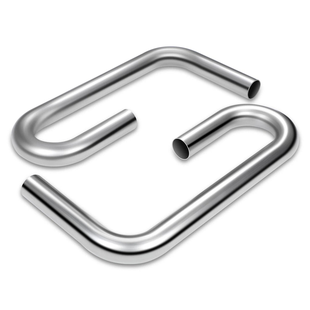 2Pcs 90 Degree U Bends for Exhaust Pipe (2" OD, 18-Gauge)