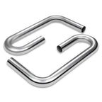 2Pcs 90 Degree U Bends for Exhaust Pipe (2" OD, 18-Gauge)