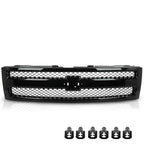 Front Bumper Mesh Grille Insert for Chevrolet Silverado 1500 (2007–2013)