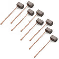 8 Pcs Carbon Brush for Blower Motor Fan Wiper Motor (6x6x10mm)