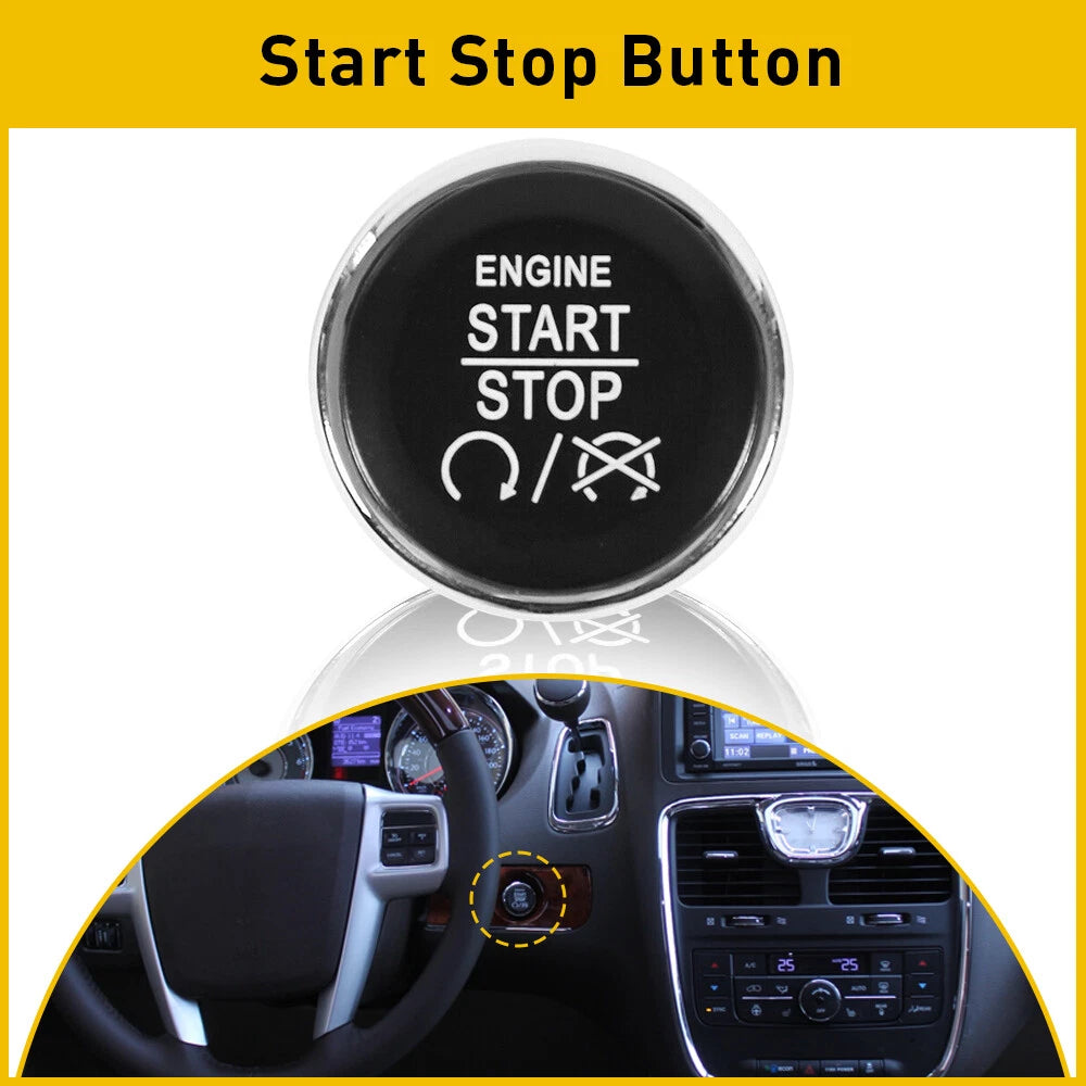 Push to Start Stop Button Switch for Dodge Challenger (2015–2023)