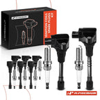 Set of 8 Ignition Coils & Iridium Spark Plugs for Nissan Armada (2017–2022)