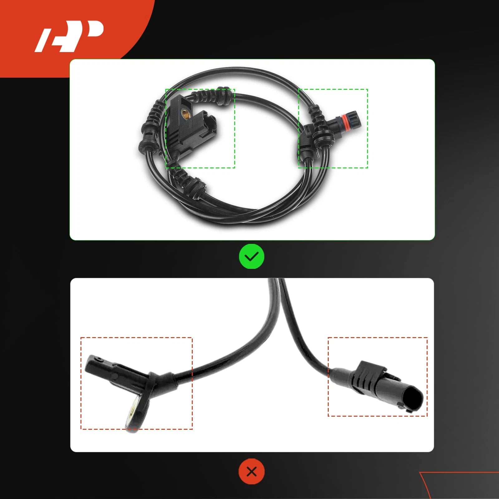 ABS Wheel Speed Sensor for Mercedes-Benz R320 R350 R500 (2006–2010)