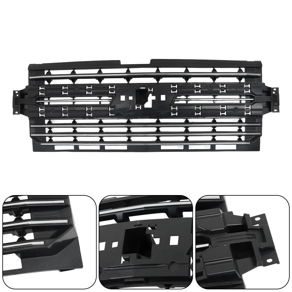 Chrome Front Upper Grille for Chevrolet Silverado 1500 (2019-2021)