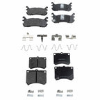 Set of 4 Semi-Metallic Brake Pads for Ford Escort (1997–2003)