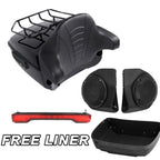 LED Tail Light for Harley Touring (2014–2025) - Black King Trunk Top Rack Speakers