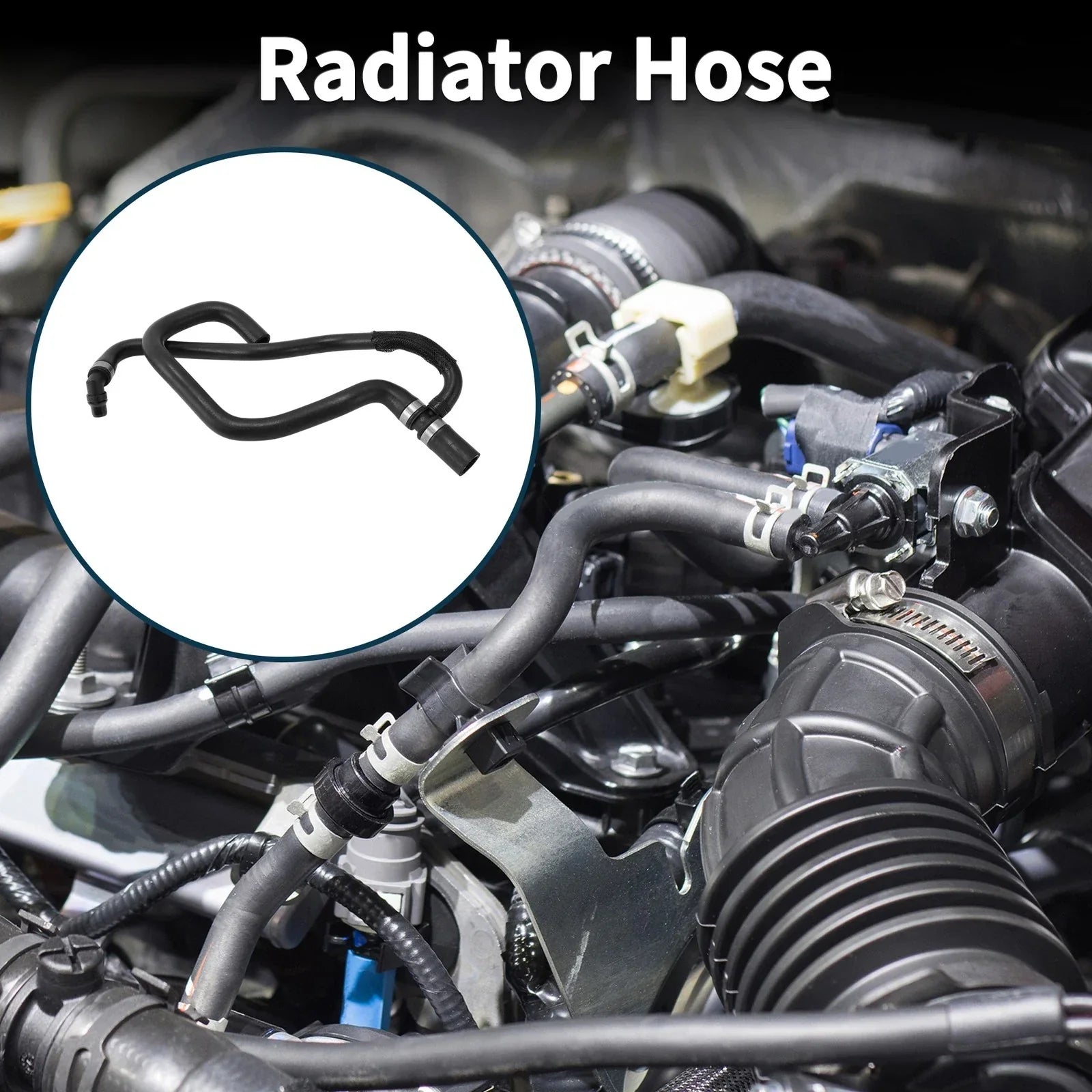 Radiator Hose for Mercedes-Benz GL-CLASS 2012-2019 Rubber Coolant Pipe