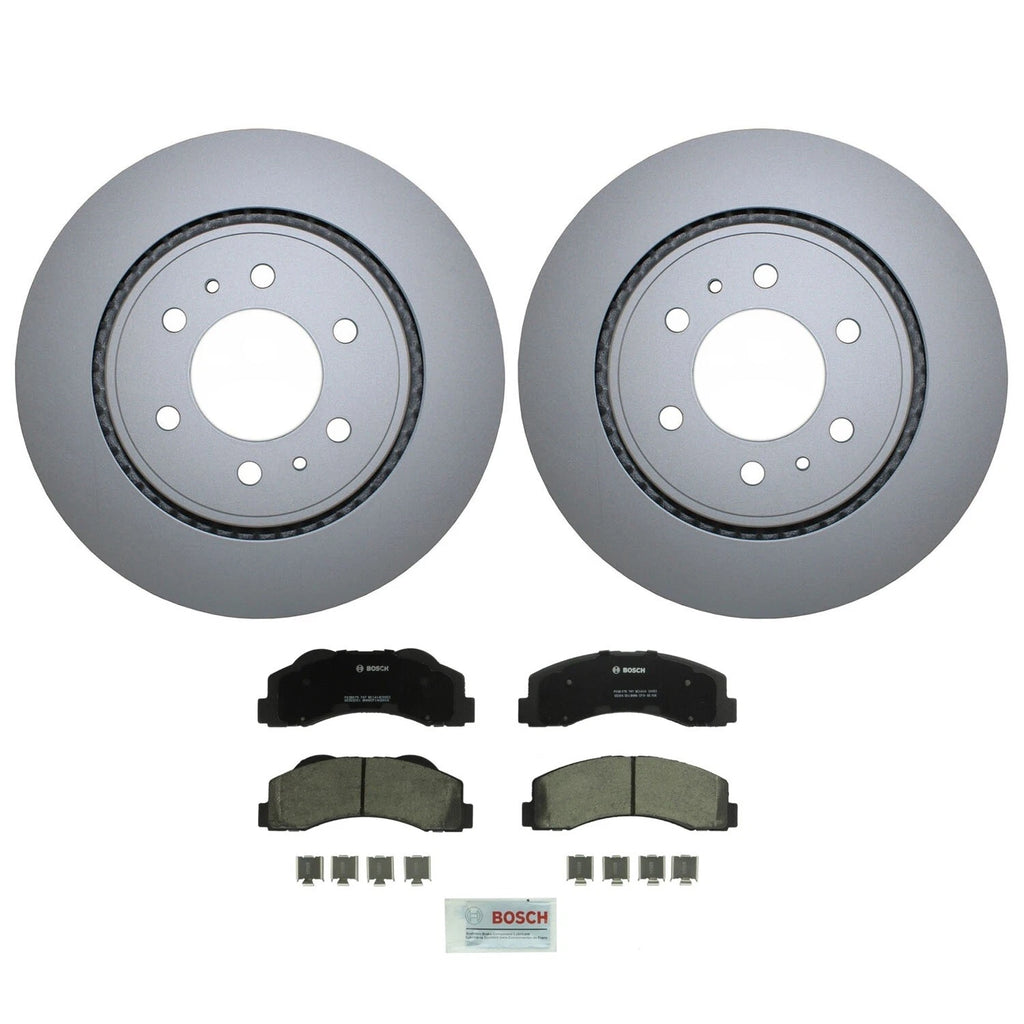 Front Brake Kit 350mm Rotors & Bosch Ceramic Pads for Expedition F-150 Navigator (1997–2023)