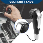 Automatic Gear Shift Knob for Chevrolet Aveo (2011–2017) Faux Leather Silver