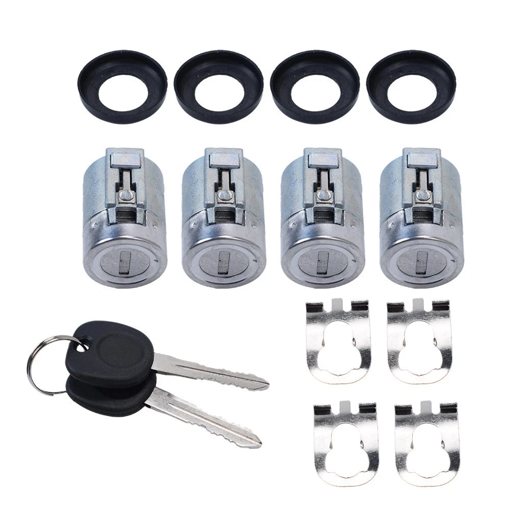 Door Lock Cylinders w/ Keys for Chevy GMC Express Savana 1500 2500 3500 (2001–2010)