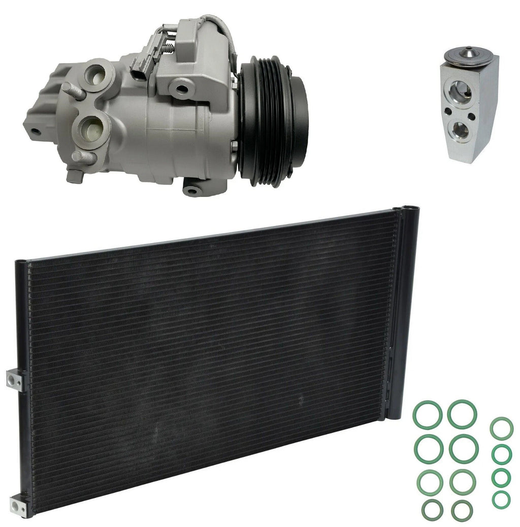 AC Compressor Kit With Condenser Replacement for Ford Expedition 3.5L (2017–2020)