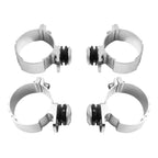 39mm Windshield Fairing Mount Fork Clamps for Harley Sportster XL883 1200 (2004–2023)
