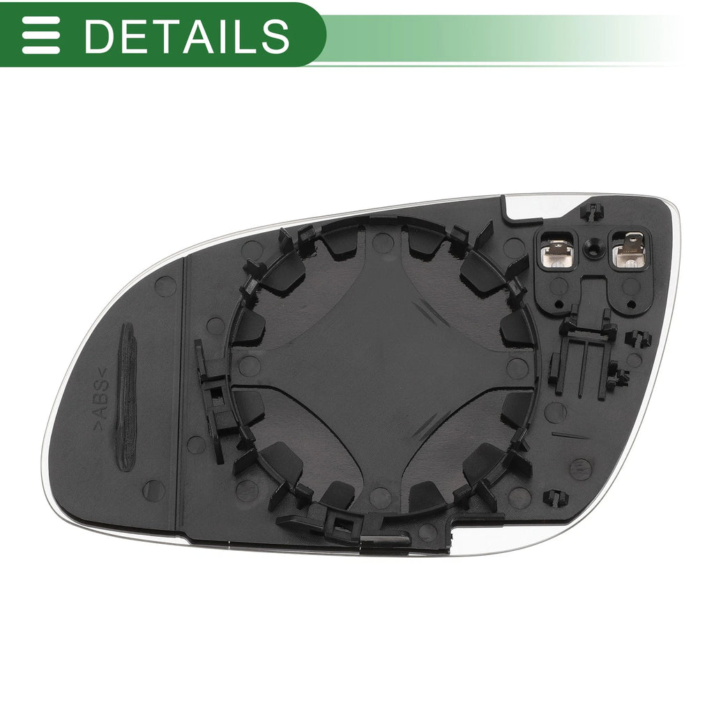 Heated Right Side Mirror Glass for Audi A8 (2002–2008)