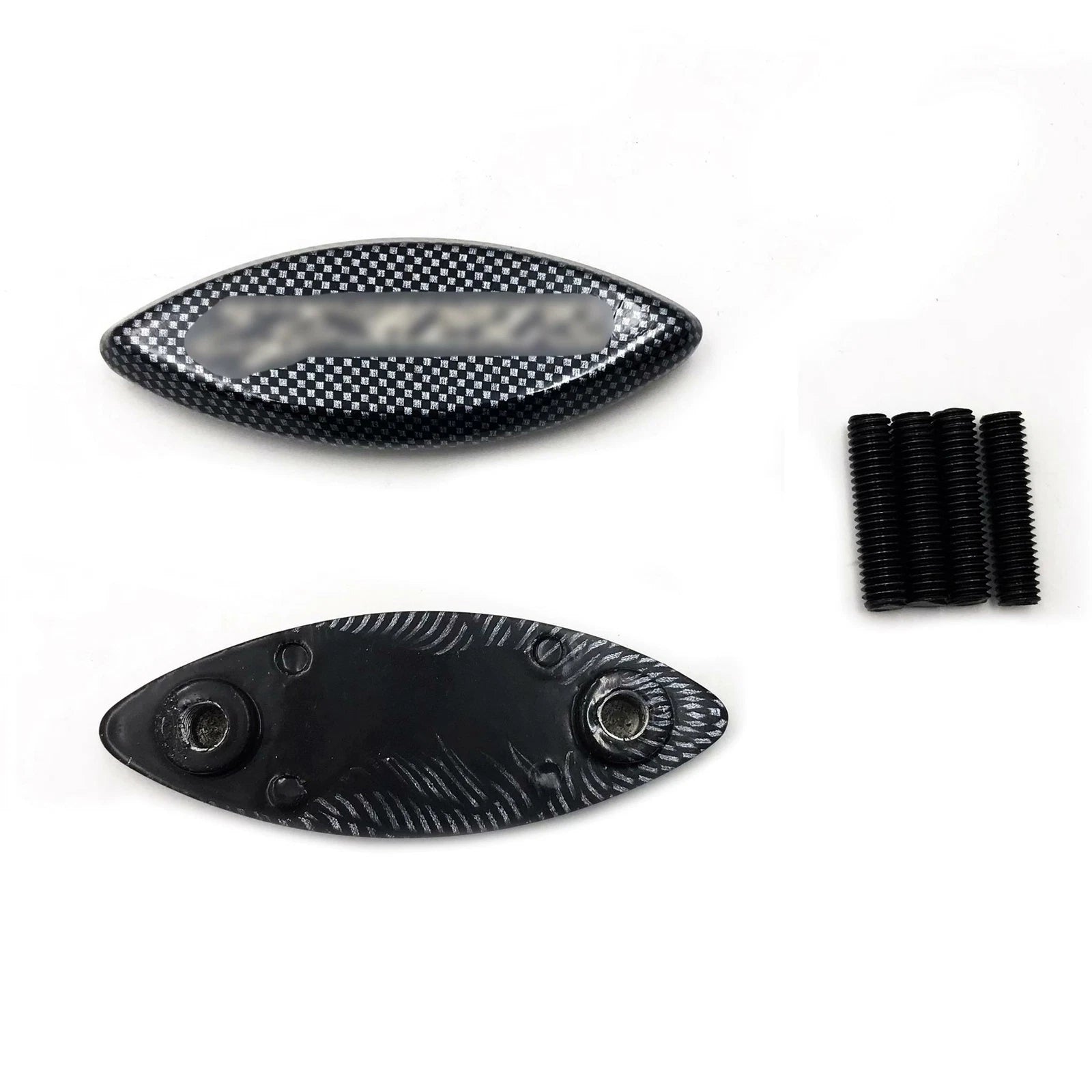Mirror Block Off Base for Kawasaki Ninja ZX-12R (2000–2006) Carbon Style