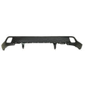 Replacement Black Textured Rear Lower Bumper Cover w/o Chrome Trim Around Lamps