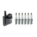 Set of 6 Hitachi Ignition Coils & NGK Iridium Spark Plugs for Silverado Sierra 1500