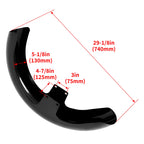 21" Vivid Black Wrap Front Fender for Harley Touring Road Glide (1997–2013)