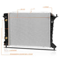 Aluminum Cooling Radiator for Ford Thunderbird/Cougar 4.6L V8 (1994–1997) DPI-1551