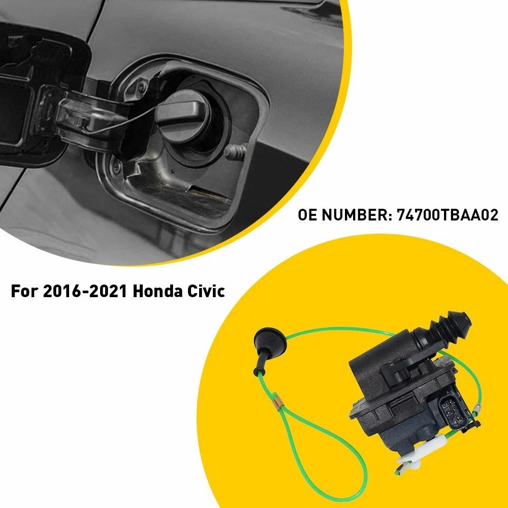 Fuel Lid Actuator Gas Door Assembly B5 for Honda Civic (2016–2021) 74700-TBA-A02