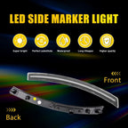 Set of 4 LED Turn Signal Side Marker Lights for Chevy Corvette C7 (2014–2019)