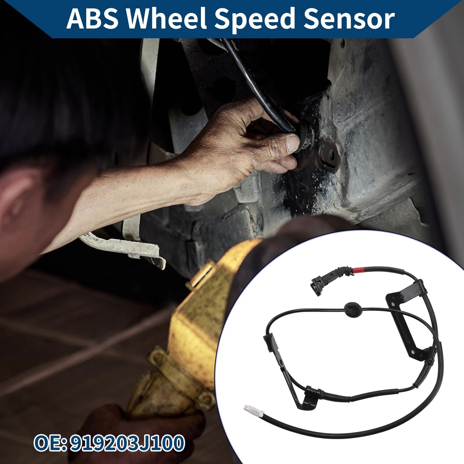 ABS Wheel Speed Sensor No. 919203J100 for Hyundai Veracruz (2007–2013)