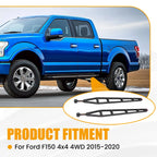 Set of 2 Rear Traction Bars w/ Axle Frame Brackets for Ford F-150 (2015–2020)