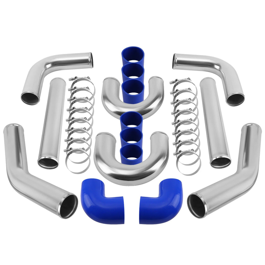 Aluminum Universal 3" 76mm Turbo Intercooler Pipe Kit (2020–2020)