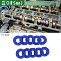 Set of 10 Oil Seal Rotary Shaft Seal 12x24x8mm High Pressure TPU