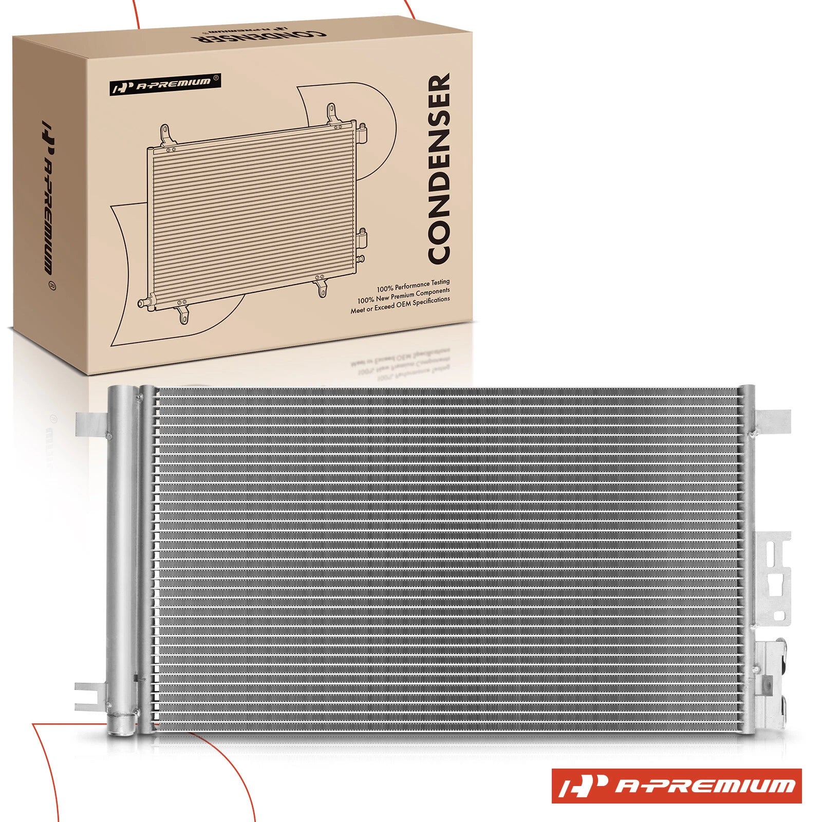 A/C Condenser with Bracket and Receiver Drier for Chevy Cobalt 2005–2010