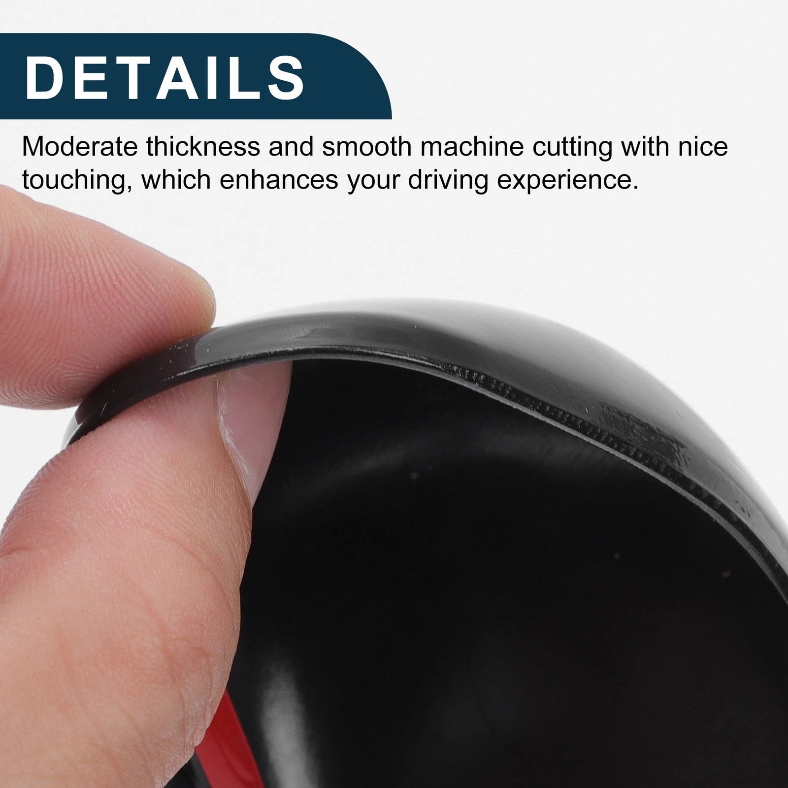 Gear Shift Knob Decorator Cover for Honda Accord (2013–2017) Black