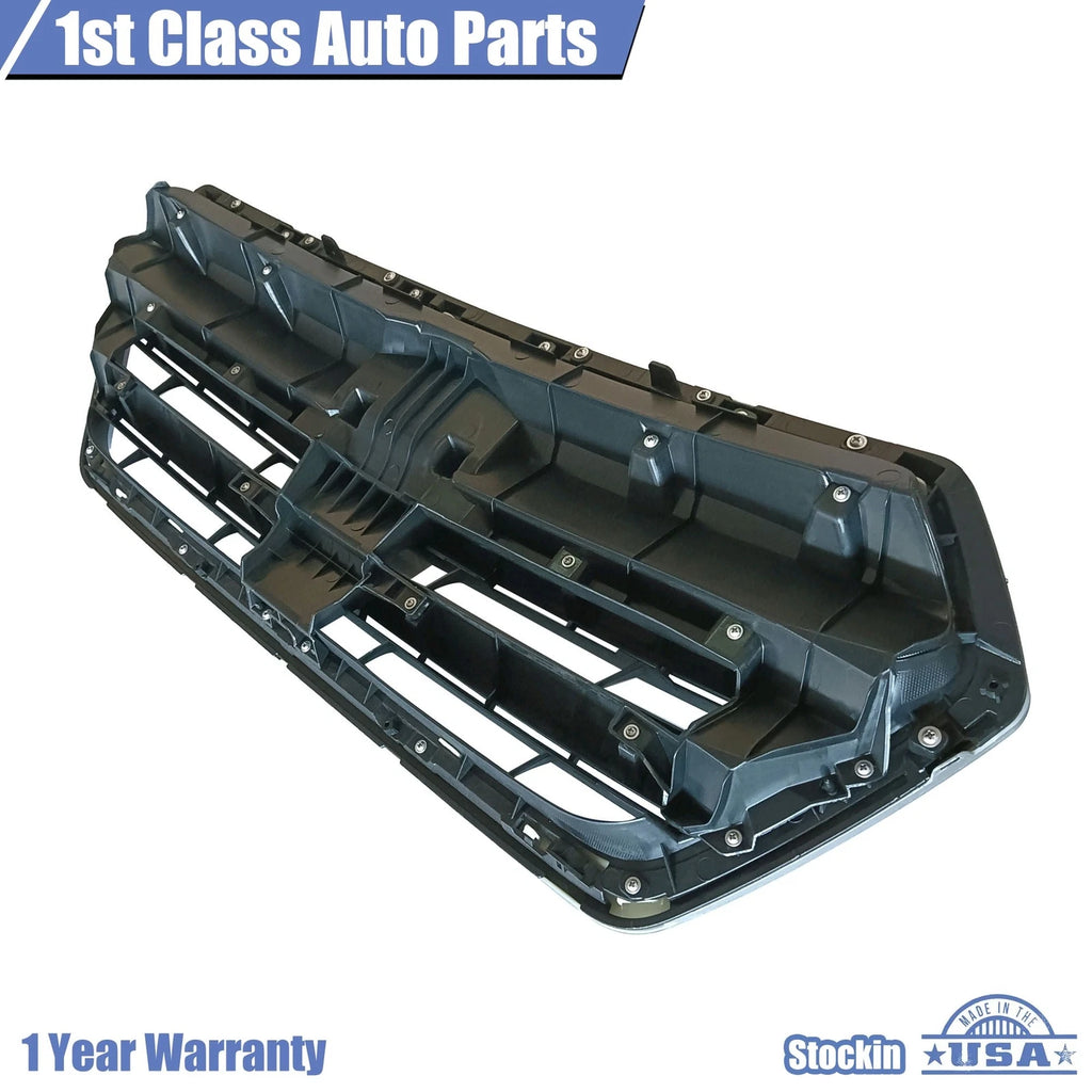 Grille Assembly for Subaru Legacy (2015-2017) Textured Gray Shell and Insert