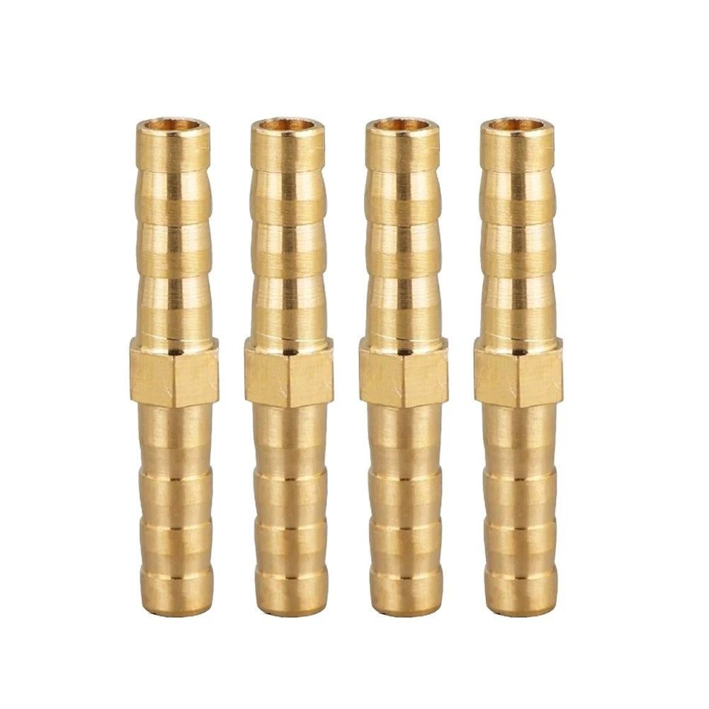 Pack of 12 Brass Hose Connectors 6mm 8mm 10mm for Quick Connections