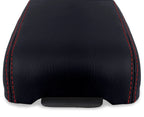 Leather Console Armrest Cover for Chevrolet Colorado (1995–2005) Red Stitch