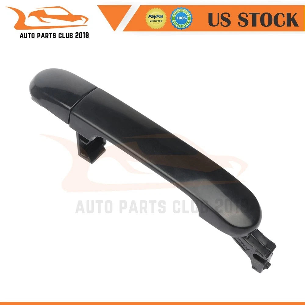 Rear Left Exterior Door Handle for Nissan Versa (2007–2012) Black Plastic