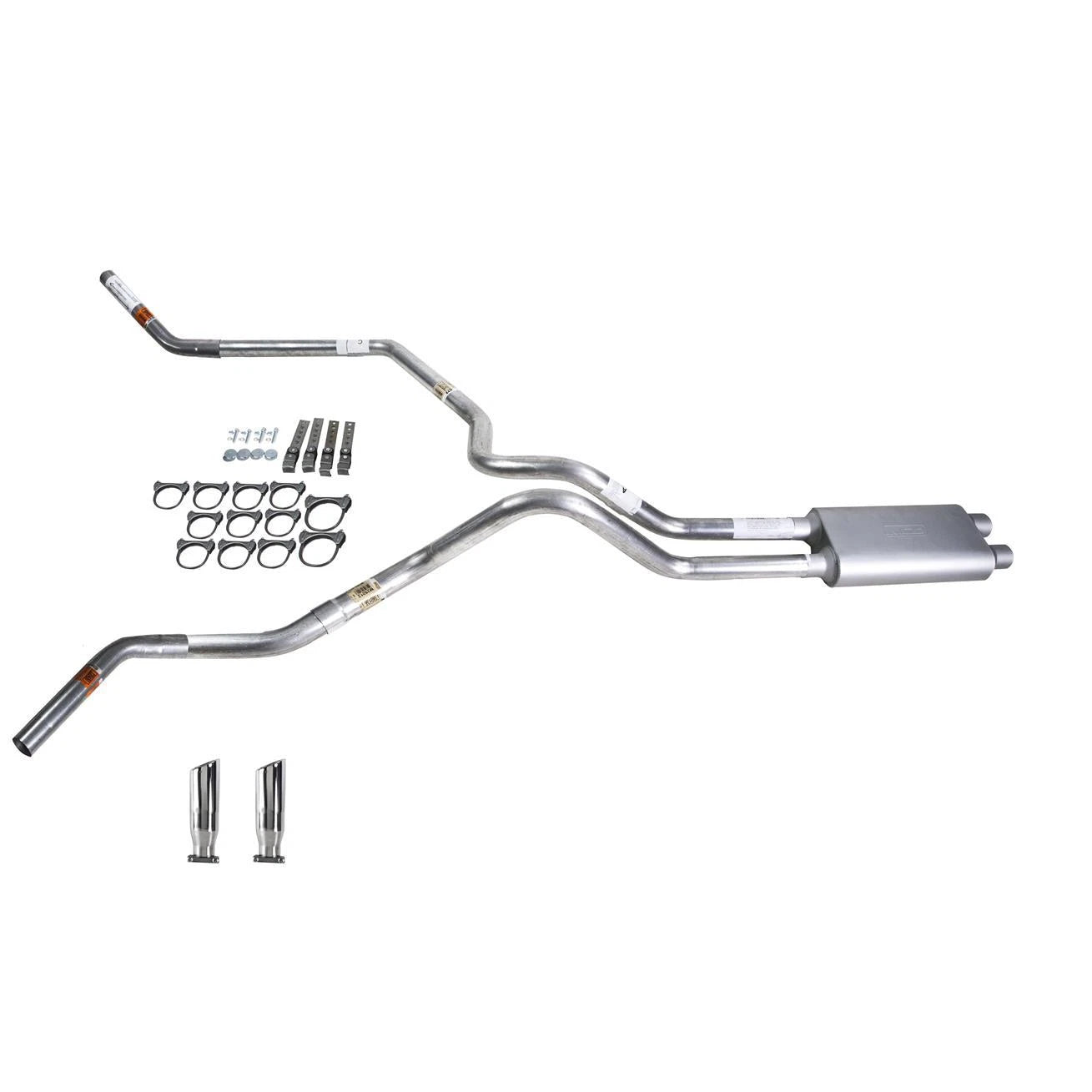 Dual Exhaust Pipe for Tundra (2000–2007) - Flowsound Muffler, RC Tip