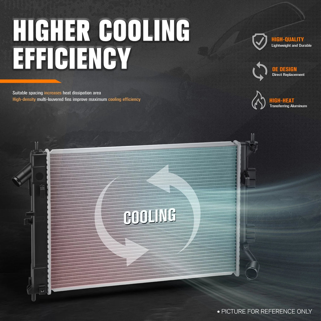 Aluminum Core Cooling Radiator for Kia Borrego (2009–2011)