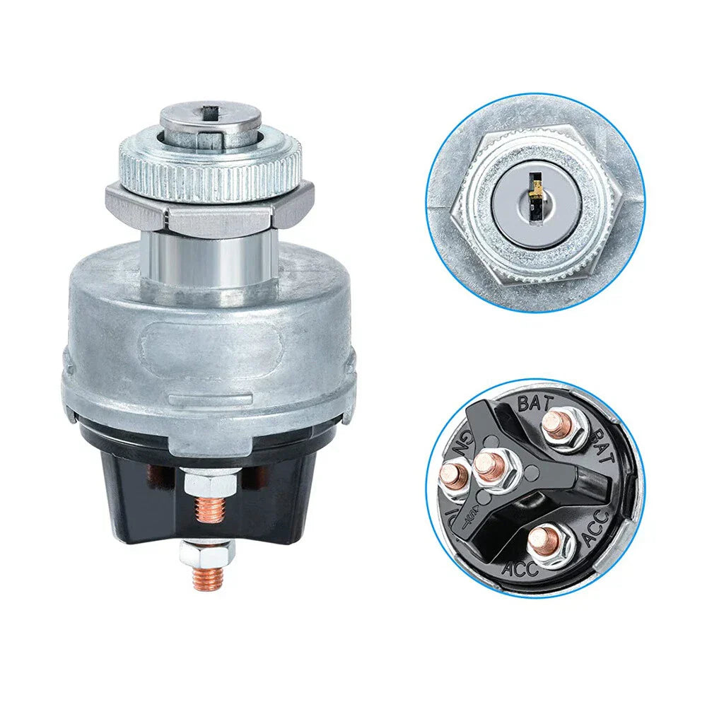 12V Universal Ignition Switch w/ Keys for Car Truck Tractor