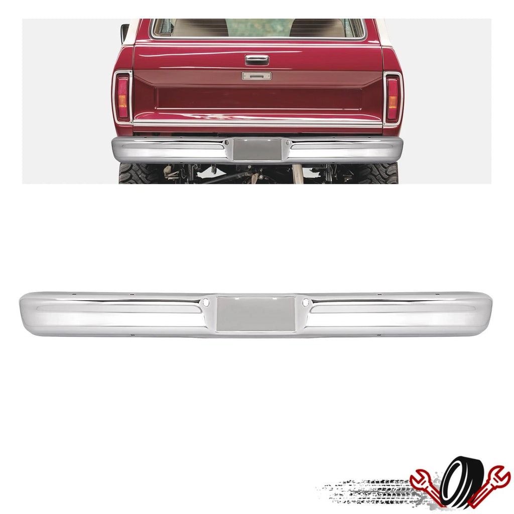 Rear Bumper Face Bar for Ford F100 F150 F250 Bronco (1973–1979)