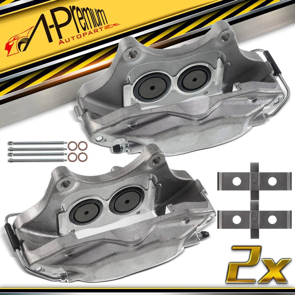 Pair Front Side Disc Brake Calipers for Chevy Camaro (2010–2015)