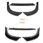STP-Style Gloss Black Front Bumper Body Kit Spoiler Lip for Optima SX SXL (2016–2018)