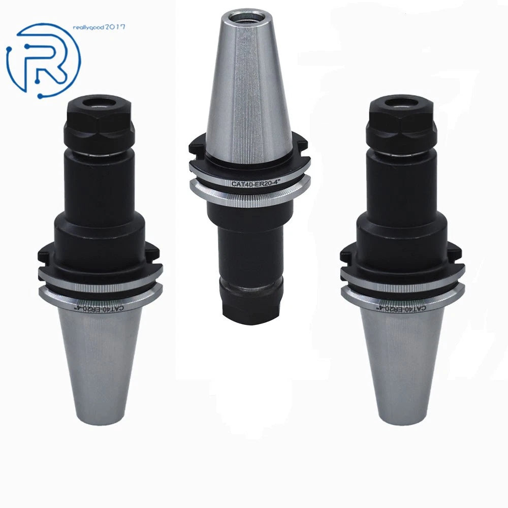 Set of 3 Chuck CAT40-ER20 4" Collet Chucks Tool Holder G6.3 15000RPM