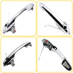 Chrome Door Handle LH for Fiat 500 (2012–2019)
