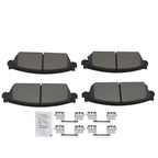 Rear Ceramic Brake Pads Kit for Chevrolet Avalanche GMC Sierra 1500 (2007–2013)